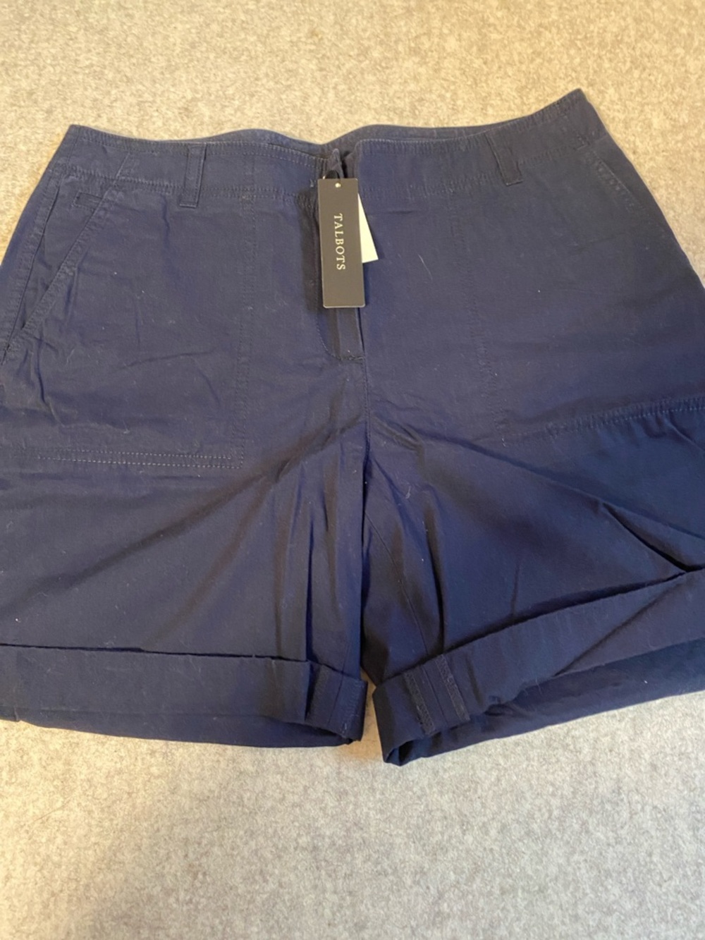 NWT Four (4) Pairs Bermuda Shorts - Talbots (2), Lands' End & Old Navy - size 10 - Picture 6 of 11